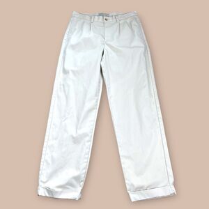 VTG Y2K Old Navy Khakis Regular Fit Baggy Pleated Cuffed Wide Leg Pants 35x32